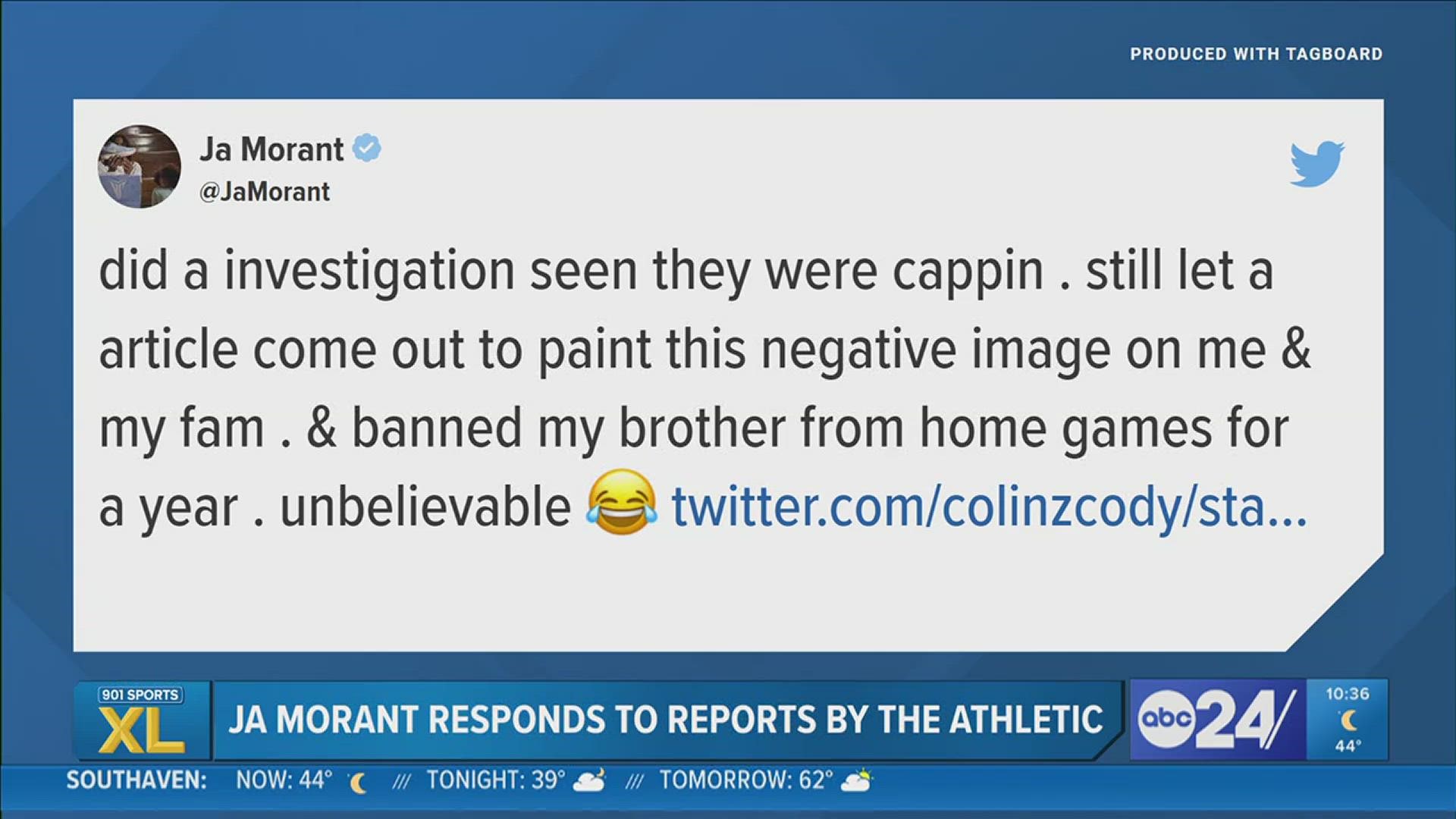 NBA Investigates Ja Morant: Details Emerge Following Recent Incident NBA Investigates Ja Morant: Details Emerge Following Recent Incident