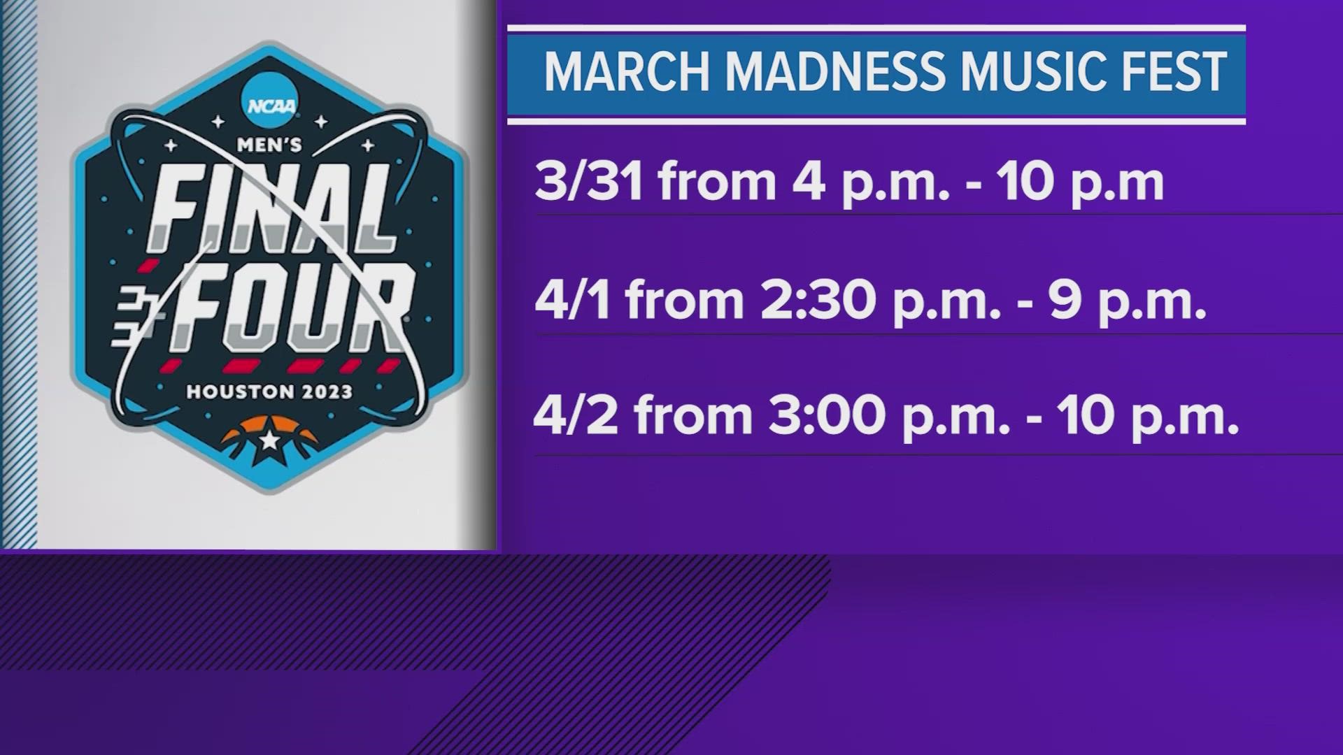 NCAA March Madness Music Festival 2024 Lineup: Complete Artist List NCAA March Madness Music Festival 2024 Lineup: Complete Artist List