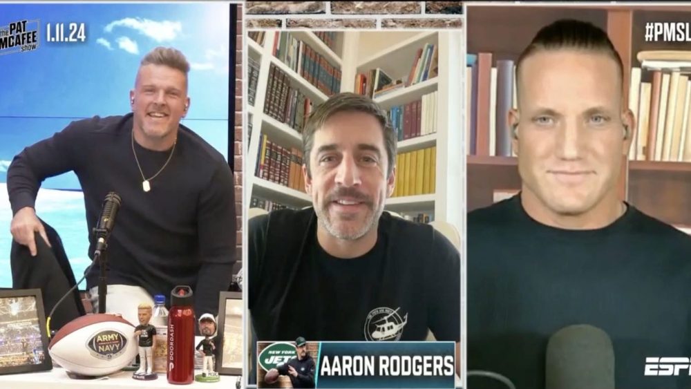 No Rodgers-Steelers News At Pat McAfee Show, Says Insider No Rodgers-Steelers News At Pat McAfee Show, Says Insider