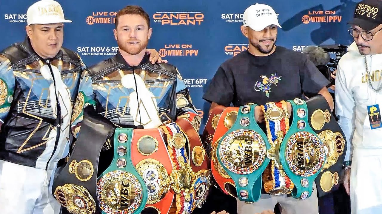 NYC Boxing: Canelo's Press Conference Heralds Undisputed Championship Pursuit NYC Boxing: Canelo's Press Conference Heralds Undisputed Championship Pursuit