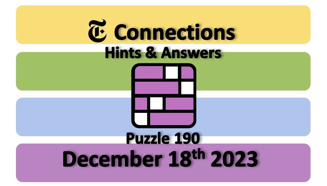 NYT Connections Game Answers For March 18, 2025 - Puzzle #646 NYT Connections Game Answers For March 18, 2025 - Puzzle #646
