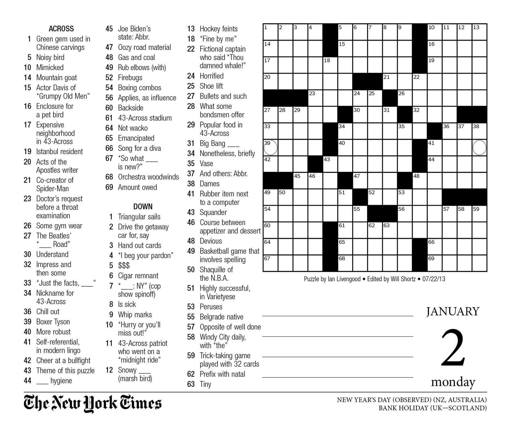 NYT Mini Crossword Clues And Answers: March 13, 2025 NYT Mini Crossword Clues And Answers: March 13, 2025