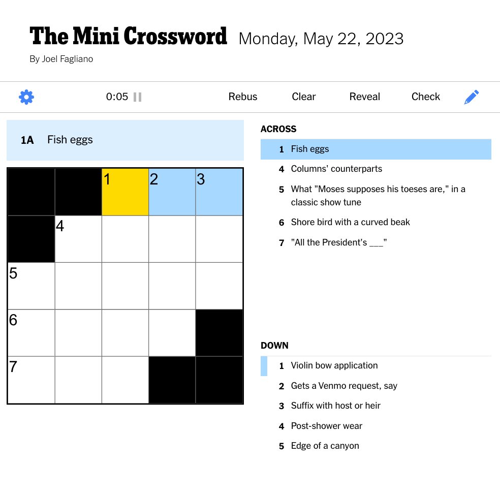 NYT Mini Crossword Today: Hints And Answer For March 6, 2025 NYT Mini Crossword Today: Hints And Answer For March 6, 2025