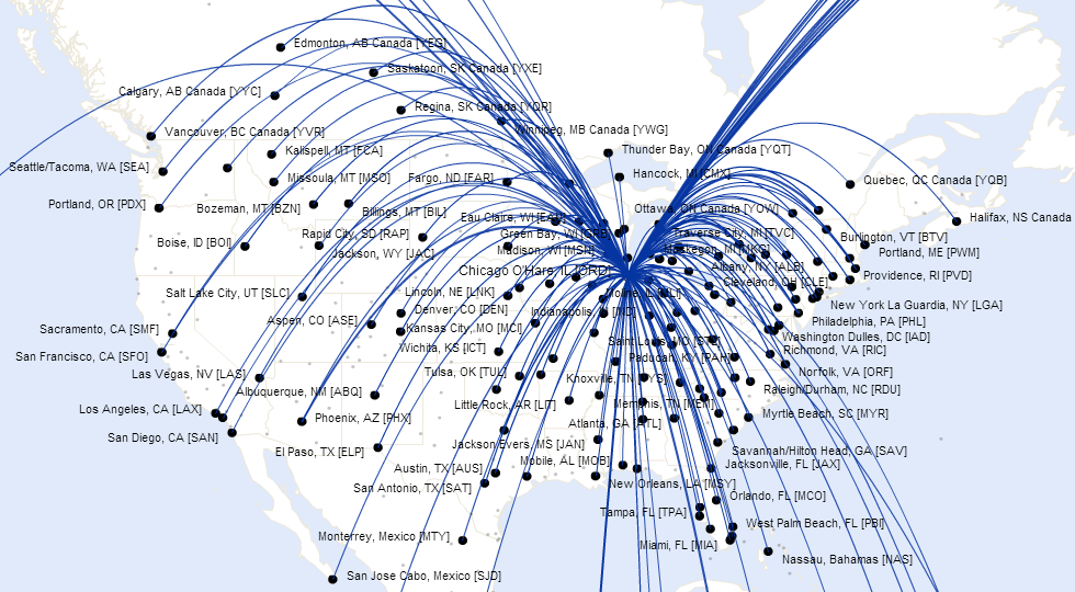 O'Hare Domination: United And American Airlines' Fierce Competition O'Hare Domination: United And American Airlines' Fierce Competition