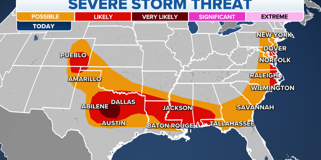 Overnight Storm Threat: Monday's Severe Weather Outlook Overnight Storm Threat: Monday's Severe Weather Outlook