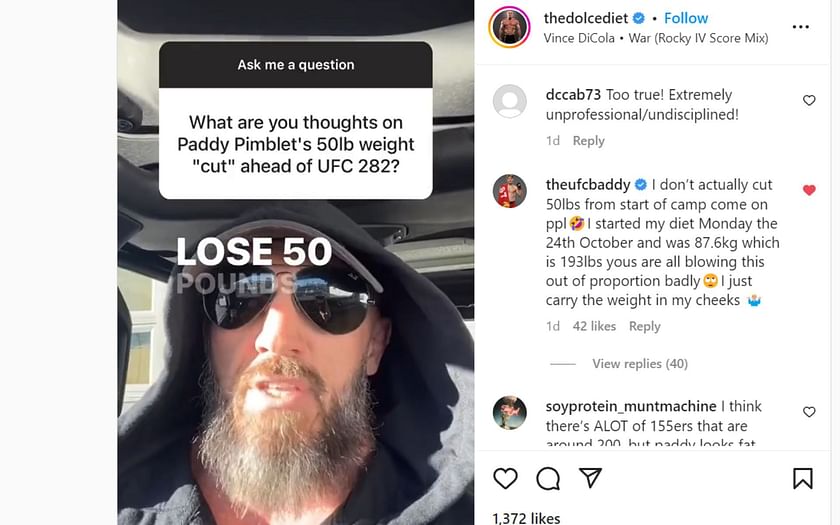 Paddy Pimblett Opens Up About 40lb Weight Gain Post-UFC 314 Bout Paddy Pimblett Opens Up About 40lb Weight Gain Post-UFC 314 Bout