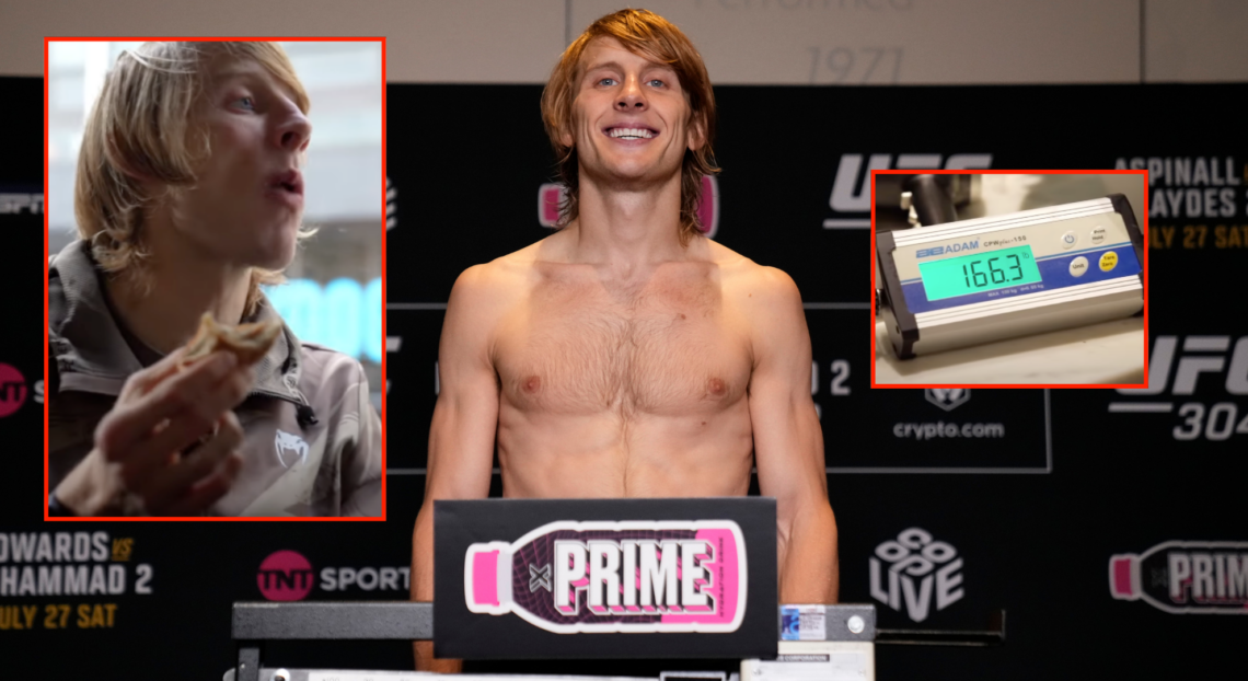 Paddy Pimblett's Post-Fight Weight: 40lbs Heavier After UFC 314 Paddy Pimblett's Post-Fight Weight: 40lbs Heavier After UFC 314