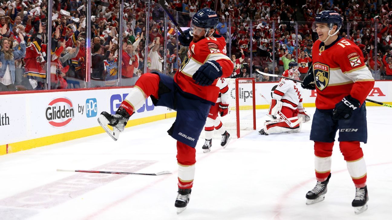 Panthers' Second-Period Surge Leads To Victory Over Senators, Tkachuk Shines