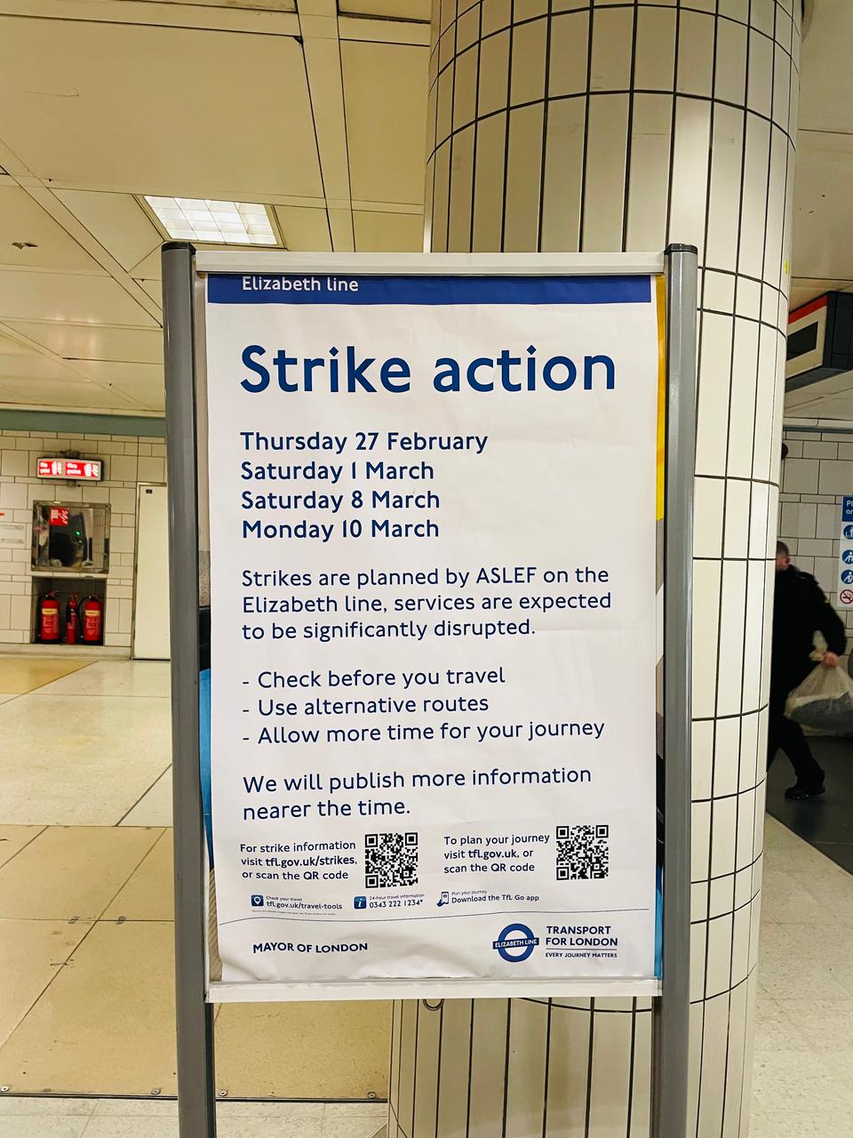 Planned Elizabeth Line Strikes: Updated Service Information For February And March Planned Elizabeth Line Strikes: Updated Service Information For February And March