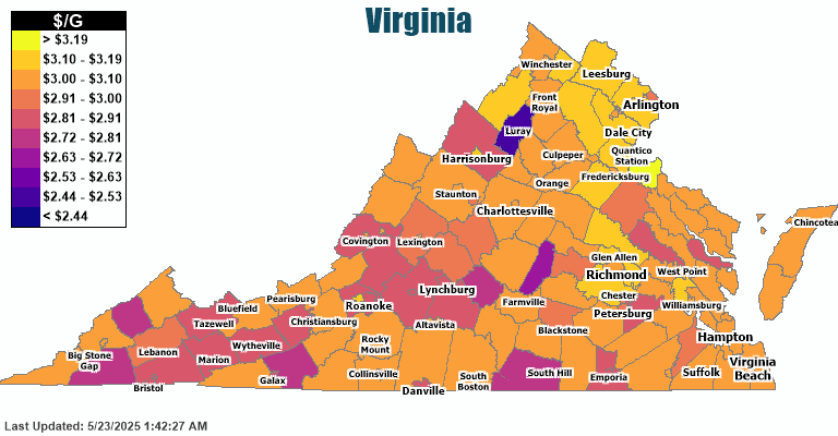 Recent Drop In Virginia Gas Prices: GasBuddy Analysis Recent Drop In Virginia Gas Prices: GasBuddy Analysis