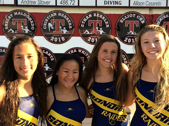 Relay Sweep Propels T-Bird Girls To Home Invite Win Relay Sweep Propels T-Bird Girls To Home Invite Win
