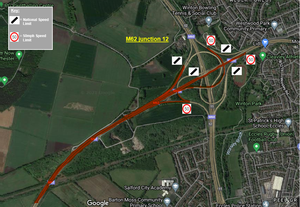Road Closure: M62 Westbound Resurfacing From Manchester To Warrington Road Closure: M62 Westbound Resurfacing From Manchester To Warrington
