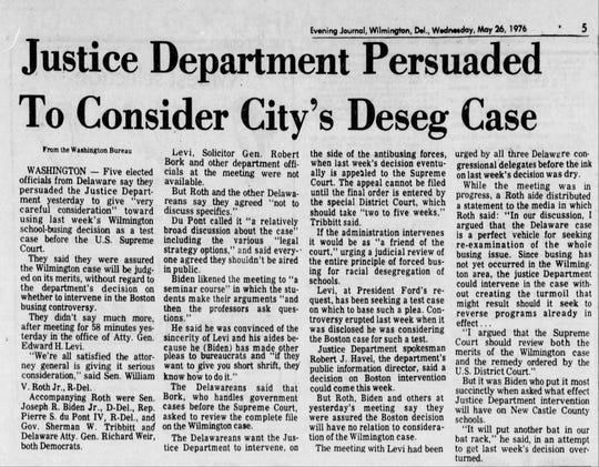 School Desegregation: The Impact Of The Justice Department's Recent Order School Desegregation: The Impact Of The Justice Department's Recent Order