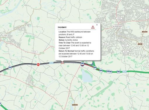 Serious M56 Motorway Collision: Car Overturn, Paramedic Response Serious M56 Motorway Collision: Car Overturn, Paramedic Response