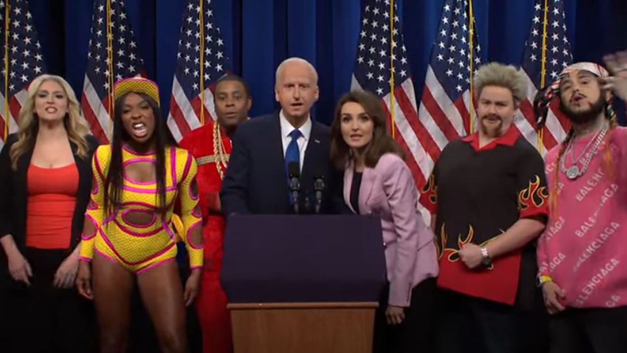 SNL Cold Open: Surprise Guest Stars Cecily Strong And Colin Jost SNL Cold Open: Surprise Guest Stars Cecily Strong And Colin Jost