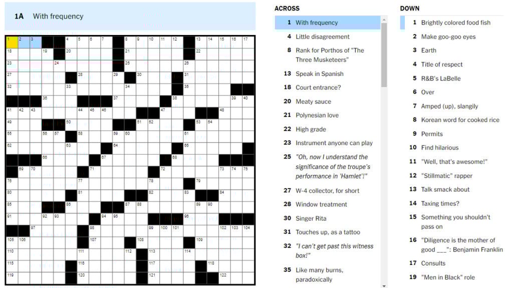Solve The NYT Mini Crossword: Clues And Answers For March 26, 2025 Solve The NYT Mini Crossword: Clues And Answers For March 26, 2025