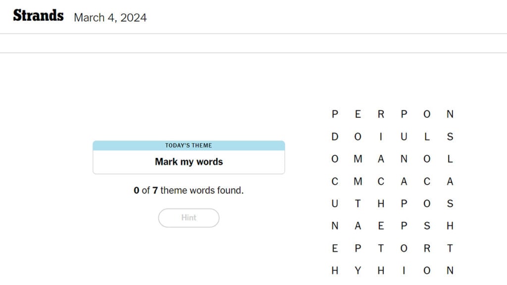 Solve The NYT Strands: April 9, 2025 Puzzle With Our Comprehensive Guide Solve The NYT Strands: April 9, 2025 Puzzle With Our Comprehensive Guide