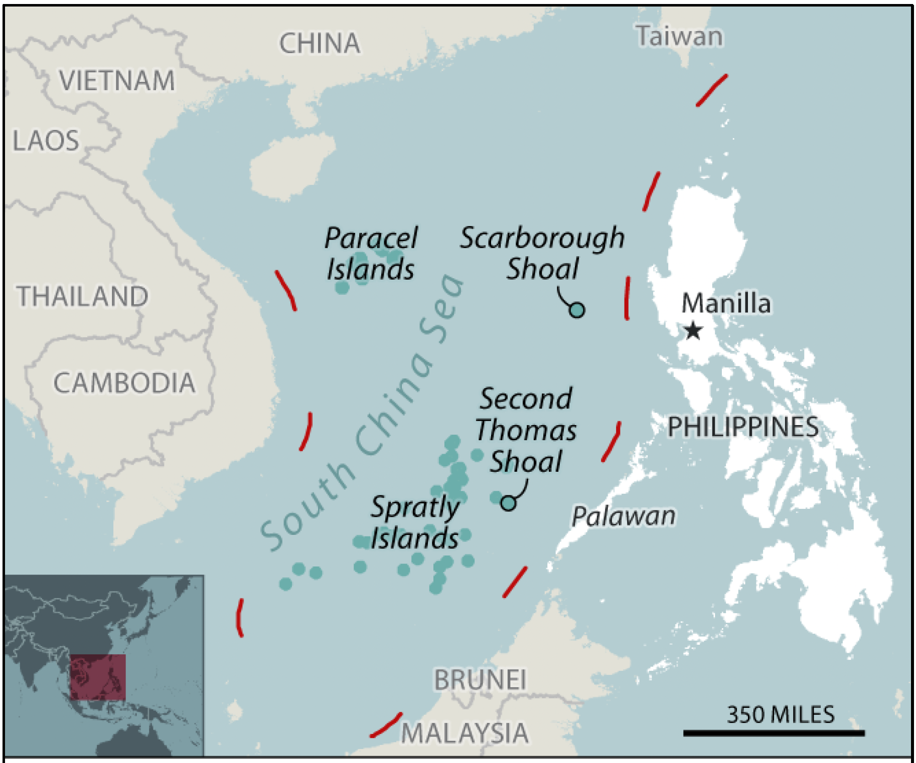 South China Sea Tensions Rise: China Pressures Philippines On Missile Deployment South China Sea Tensions Rise: China Pressures Philippines On Missile Deployment