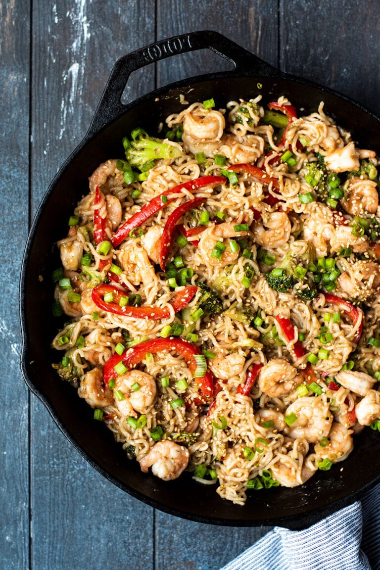 Spicy Shrimp Ramen Stir-Fry Recipe Spicy Shrimp Ramen Stir-Fry Recipe