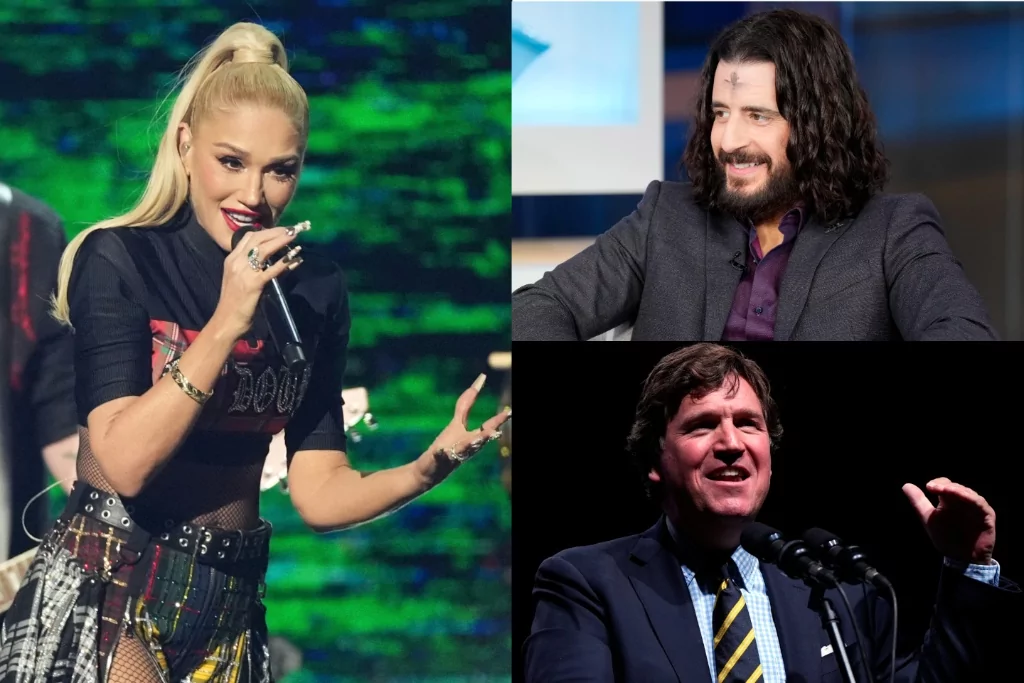 The Gwen Stefani-Tucker Carlson Alliance: A Reaction To The Singer's Christian Beliefs The Gwen Stefani-Tucker Carlson Alliance: A Reaction To The Singer's Christian Beliefs