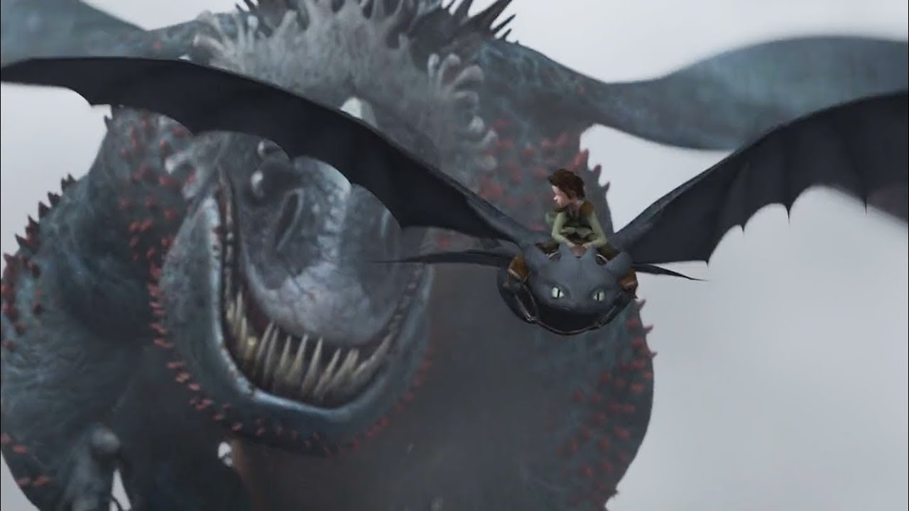 The Impressive Size Difference Between Toothless And Red Death: A New How To Train Your Dragon Poster The Impressive Size Difference Between Toothless And Red Death: A New How To Train Your Dragon Poster