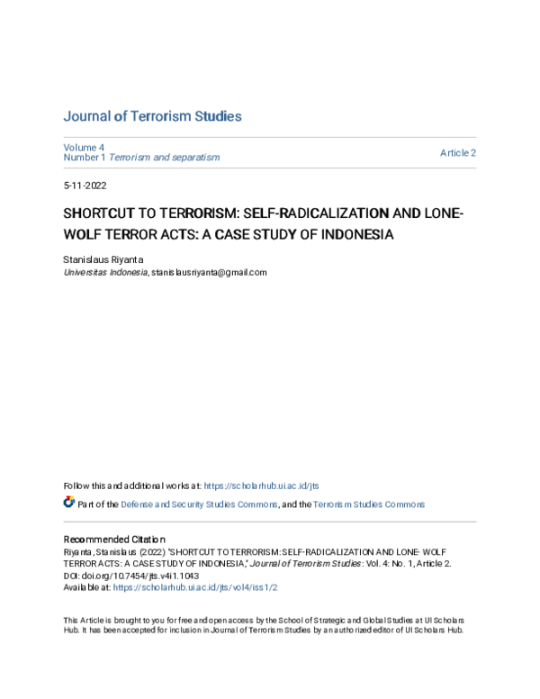 The Role Of Algorithms In Radicalization: A Mass Shooter Case Study The Role Of Algorithms In Radicalization: A Mass Shooter Case Study