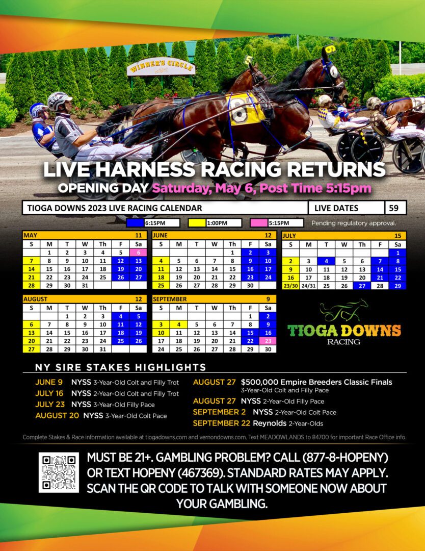 Tioga Downs Prepares For An Exciting 2025 Racing Season Tioga Downs Prepares For An Exciting 2025 Racing Season