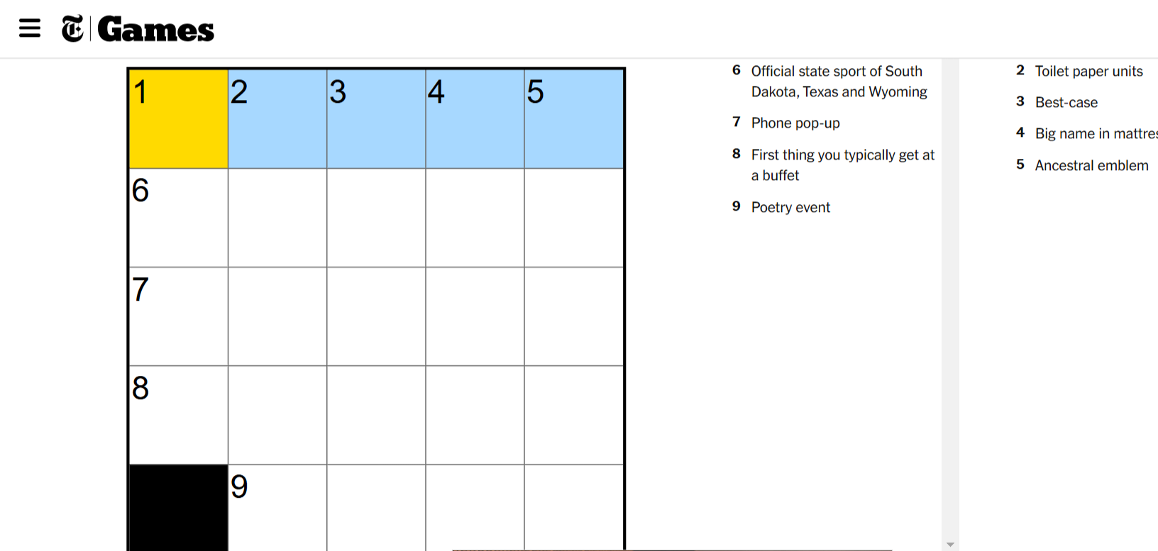 Today's NYT Mini Crossword Answers For March 13 Today's NYT Mini Crossword Answers For March 13