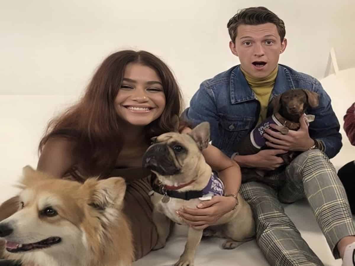 Tom Holland And Zendaya's First Post-Engagement Appearance On The Euphoria Set Tom Holland And Zendaya's First Post-Engagement Appearance On The Euphoria Set