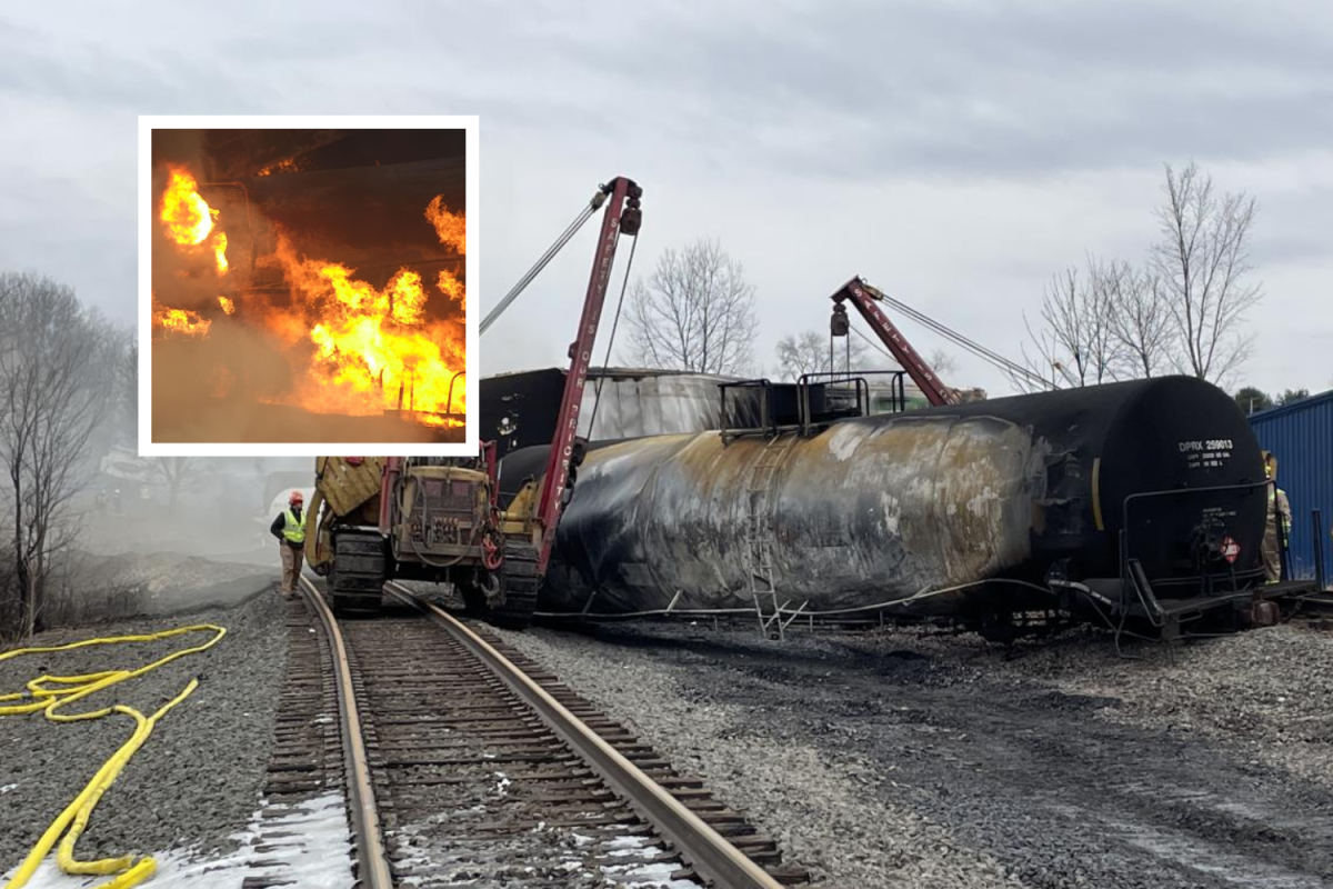 Toxic Chemical Residue From Ohio Derailment Found In Buildings After Months Toxic Chemical Residue From Ohio Derailment Found In Buildings After Months