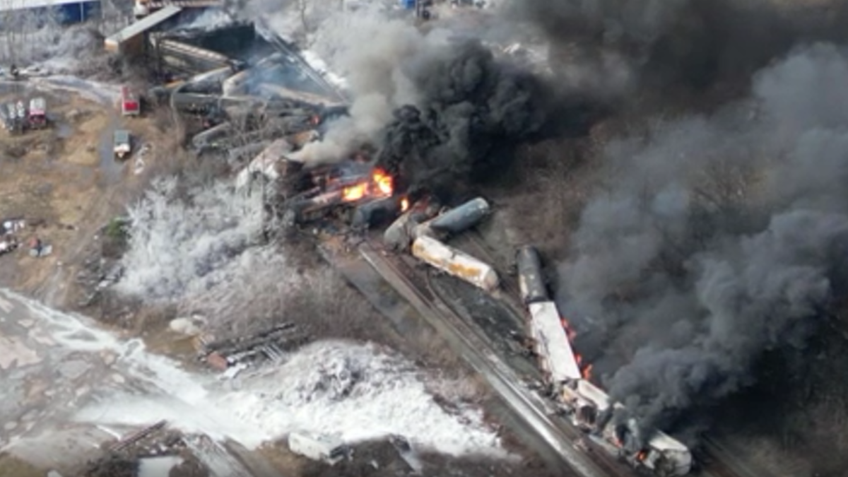 Toxic Chemical Residue From Ohio Derailment: Months-Long Impact On Buildings Toxic Chemical Residue From Ohio Derailment: Months-Long Impact On Buildings