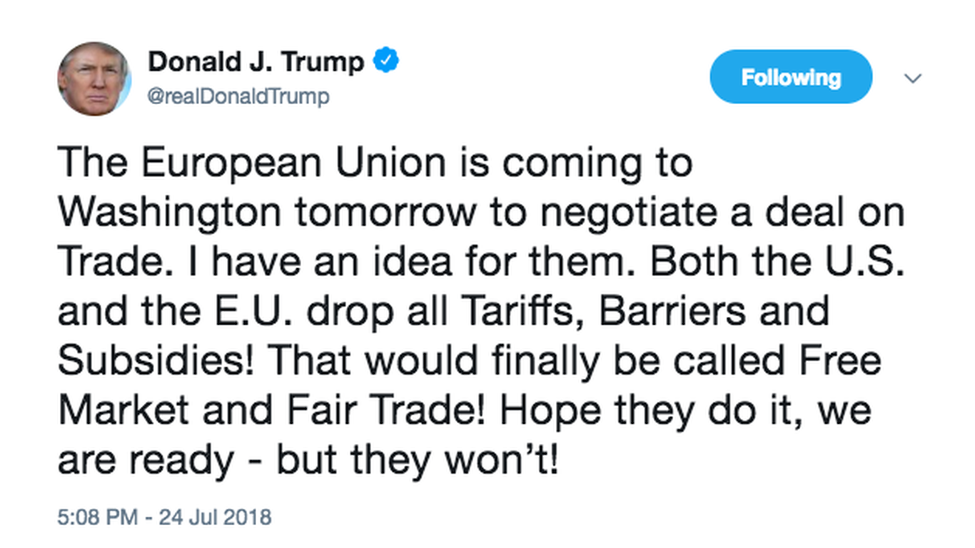 Trump's Tariffs Trigger 2% Drop In Amsterdam Stock Exchange Trump's Tariffs Trigger 2% Drop In Amsterdam Stock Exchange