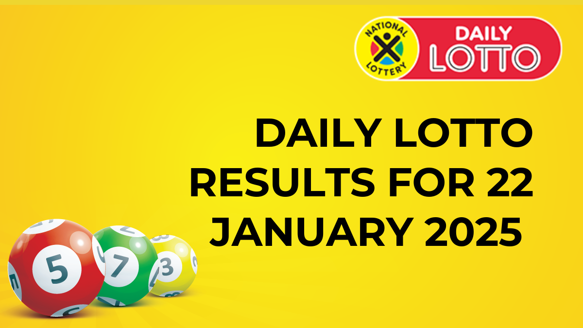 Tuesday 22 April 2025 Daily Lotto Results Tuesday 22 April 2025 Daily Lotto Results