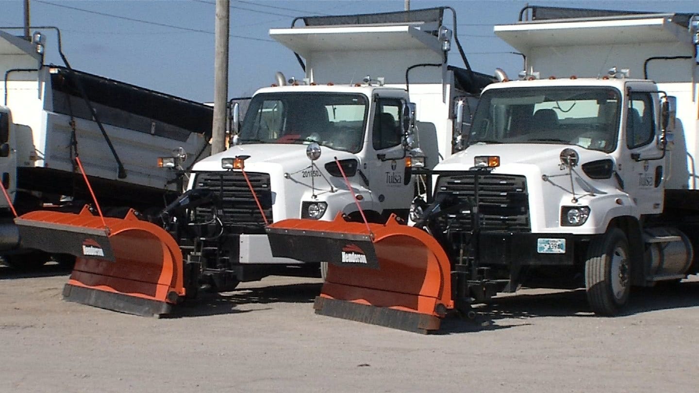 Tulsa Prepares For Winter Weather: Road Pre-Treatment Underway Tulsa Prepares For Winter Weather: Road Pre-Treatment Underway