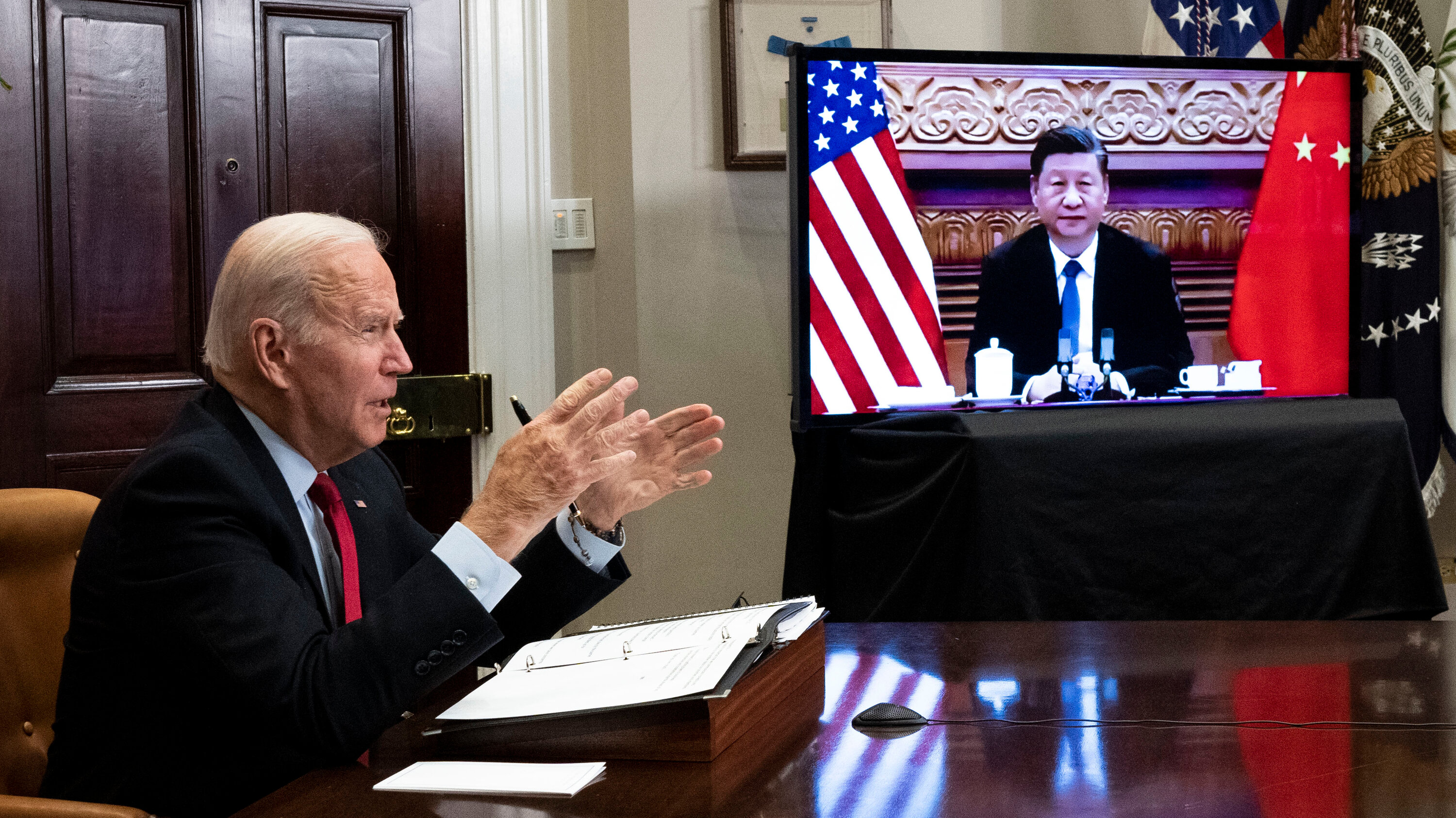 U.S.-China Trade Talks: An Exclusive Look At Xi Jinping's Security Delegation U.S.-China Trade Talks: An Exclusive Look At Xi Jinping's Security Delegation