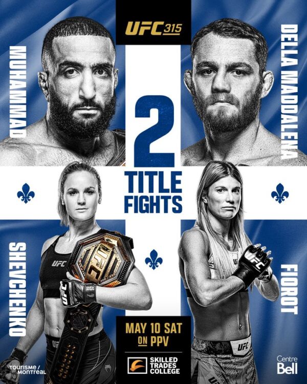 UFC 315 Fight Card: In-Depth Prediction For Muhammad Vs. Della Maddalena & Betting Odds UFC 315 Fight Card: In-Depth Prediction For Muhammad Vs. Della Maddalena & Betting Odds