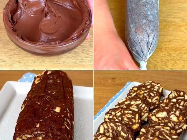 Un Délice Chocolat : Recette De Salami Au Chocolat À La Française Un Délice Chocolat : Recette De Salami Au Chocolat À La Française