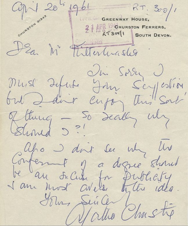 Unveiled: Agatha Christie's Private Letters And A Family Battle Over A Novel Unveiled: Agatha Christie's Private Letters And A Family Battle Over A Novel