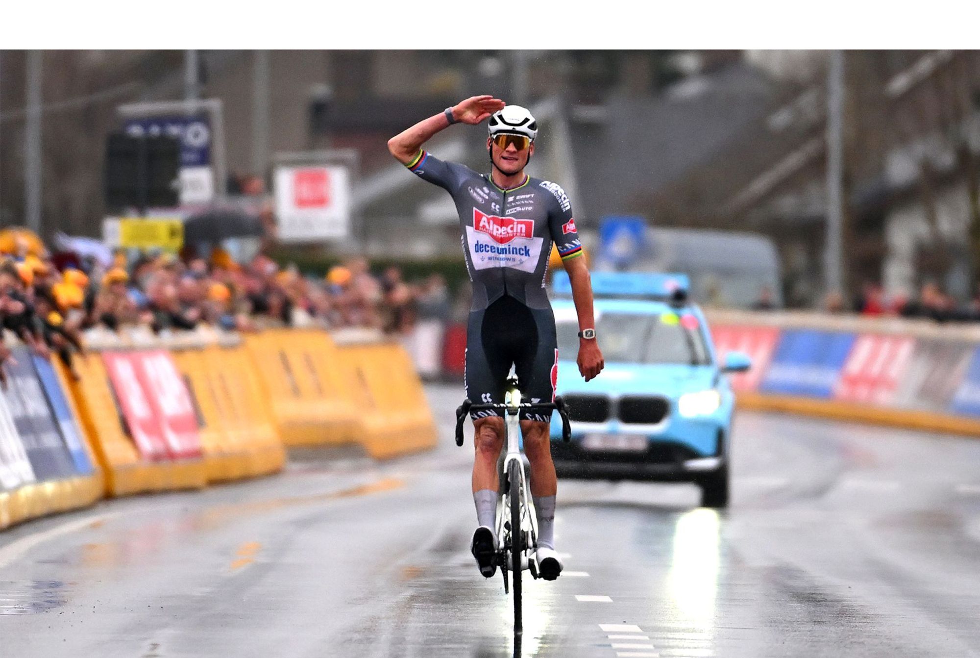 Van Der Poel Calls For Legal Action After Paris-Roubaix Bottle Attack Van Der Poel Calls For Legal Action After Paris-Roubaix Bottle Attack