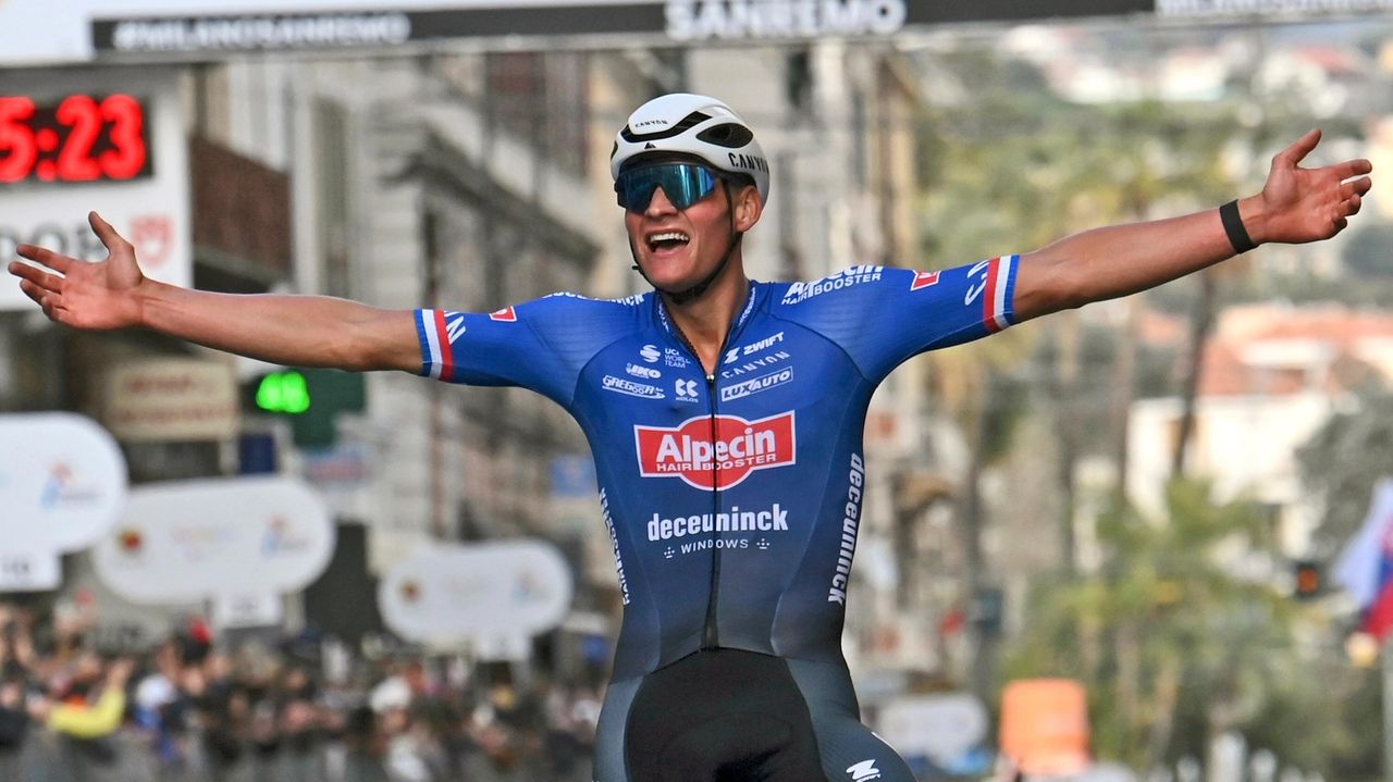 Van Der Poel Repeats Milan-San Remo Victory, Defeating Pogacar
