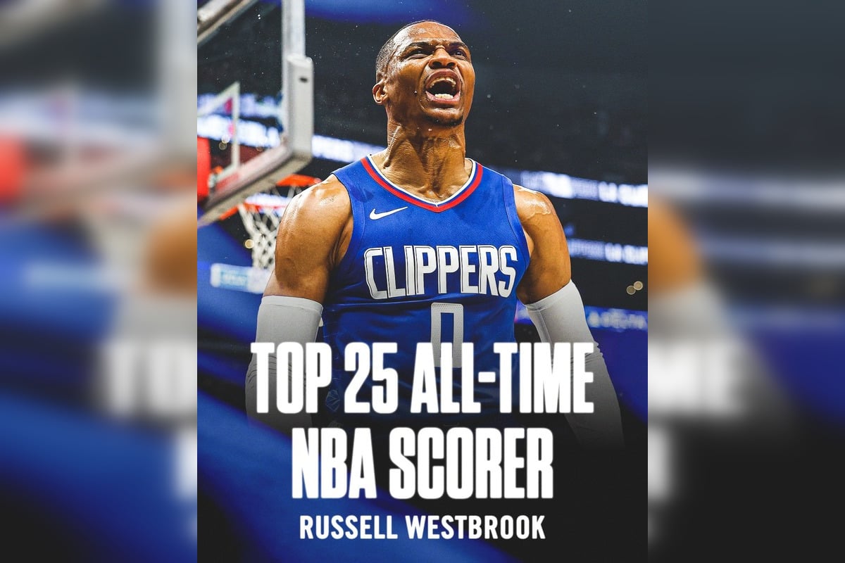 Westbrook Joins NBA's Top 20 Scorers, Passing Garnett Westbrook Joins NBA's Top 20 Scorers, Passing Garnett