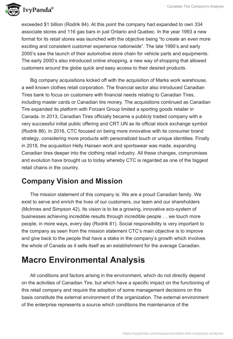 Will A Canadian Tire-Hudson's Bay Partnership Succeed? A Critical Analysis Will A Canadian Tire-Hudson's Bay Partnership Succeed? A Critical Analysis