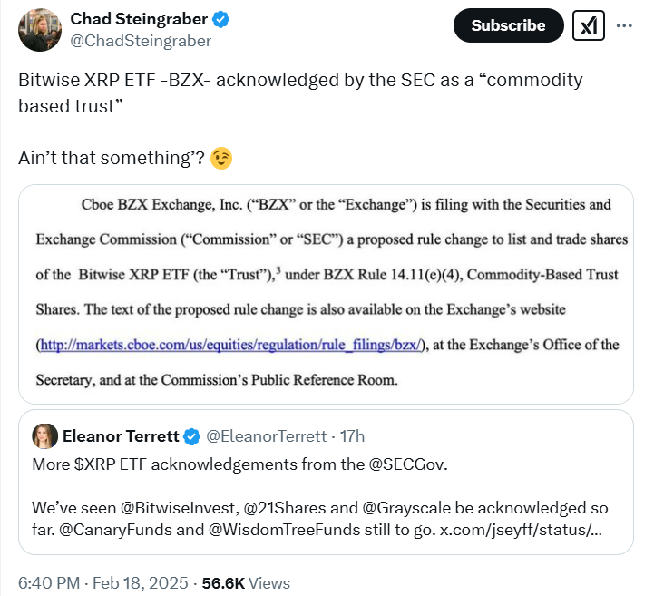 XRP News: SEC Classification – Commodity Or Security? XRP News: SEC Classification – Commodity Or Security?